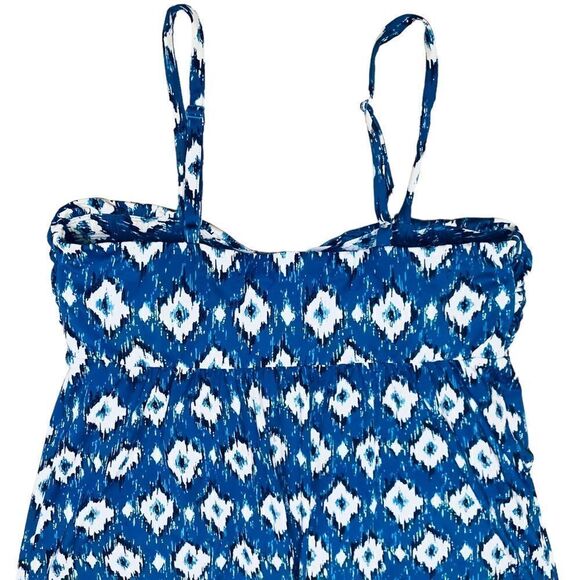 Nottinbianche Bandeau Ikat Boho Pattern Mini Dress - Picture 8 of 12